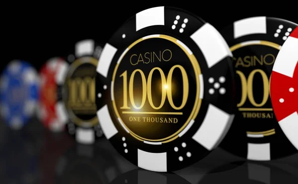 Poker Roulette Chips di gioco — Foto Stock