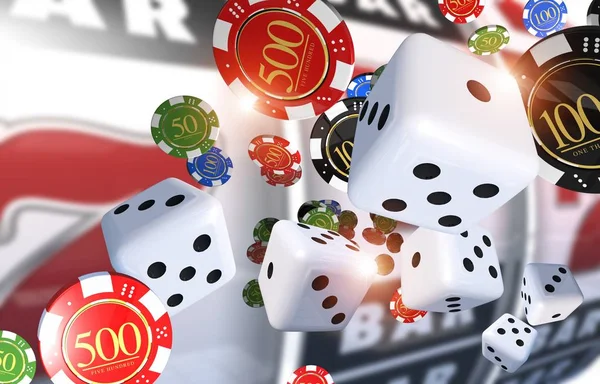 Illustrazione del gioco d'azzardo del casinò — Foto Stock