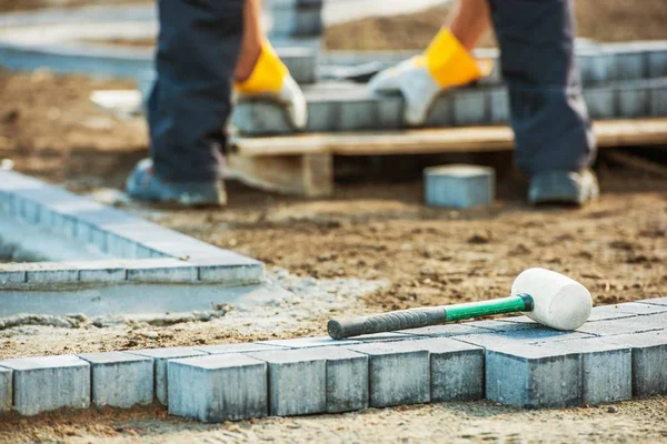 Path Brick Paving — Stock Photo, Image