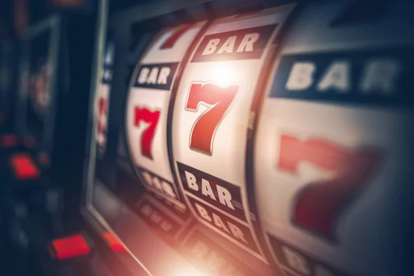 Casino Slot Games Playing — Stock Photo, Image