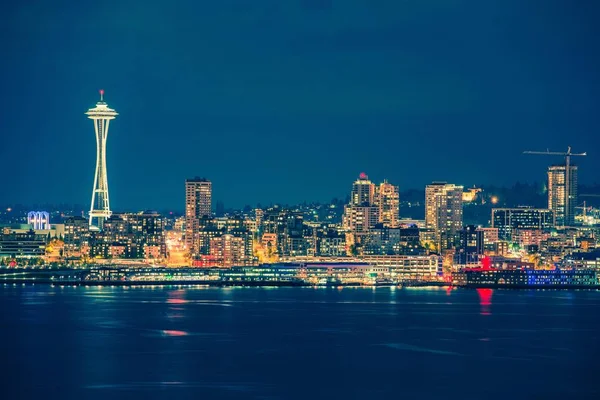 Część na panoramę Seattle — Zdjęcie stockowe