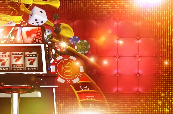 Casino gambling bakgrund — Stockfoto