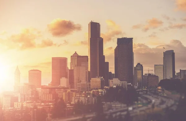 Sunny Summer in Seattle — Stock Photo, Image