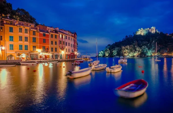 Portofino und Castello braun — Stockfoto