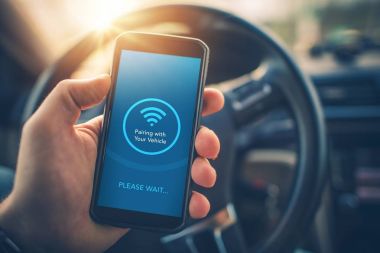 Smartphone araba ile eşleştirme