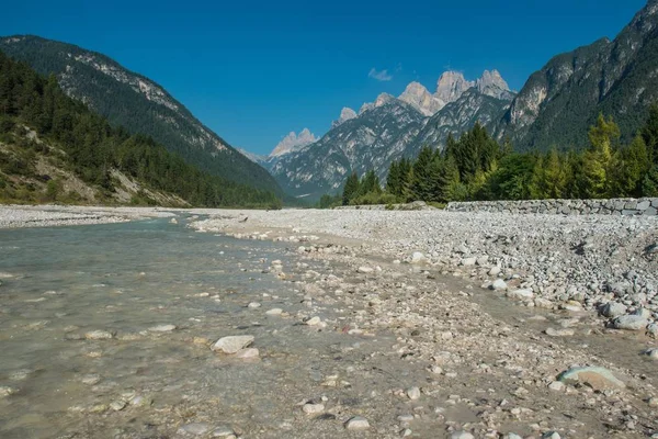 Ansiei vadisinde Dolomites — Stok fotoğraf