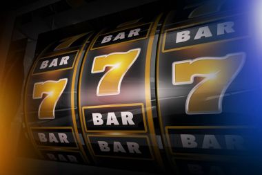 Slot makinesi konsepti 3d