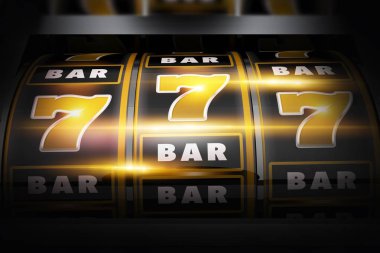 Vegas Slot kazanan 3d kavramı