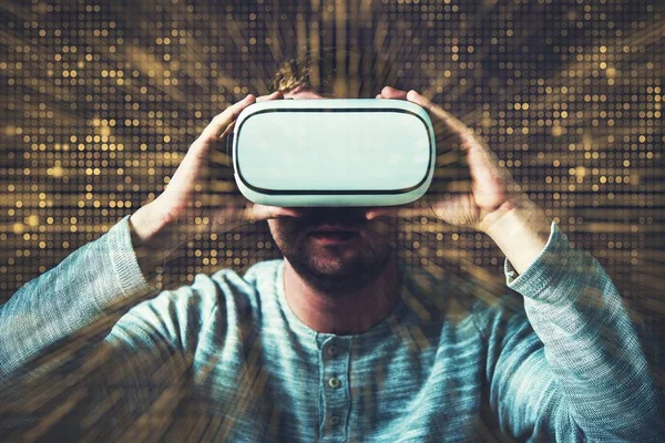 Experiencia de realidad virtual — Foto de Stock