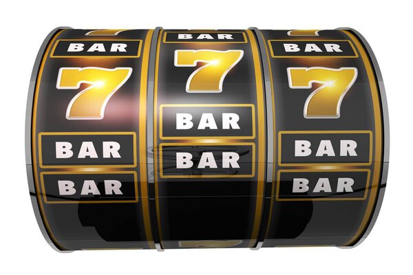 Slot Machine Drum Isolated