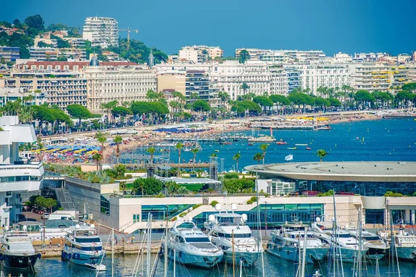 Cannes waterfront frankreich — Stockfoto