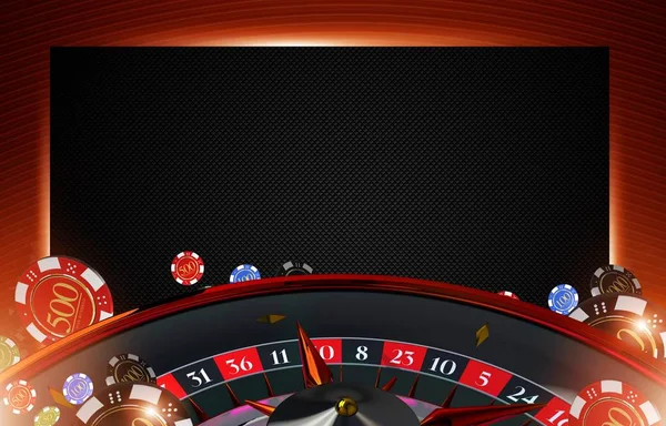 Casino ruleta copiar espacio — Foto de Stock