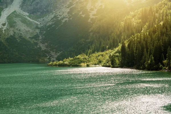 Morskie Oko hegyi tó — Stock Fotó