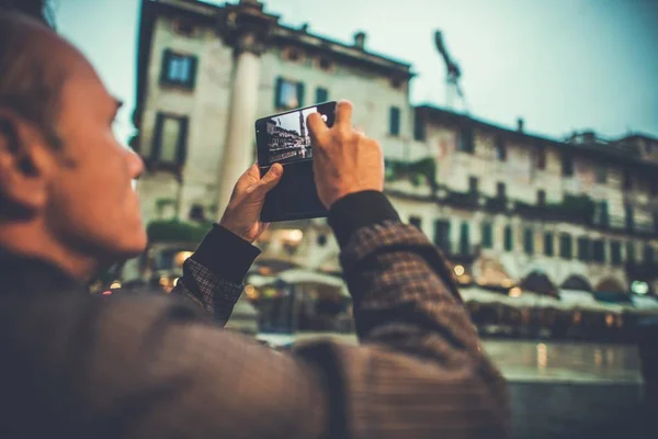 Pořizování snímků z Verony — Stock fotografie