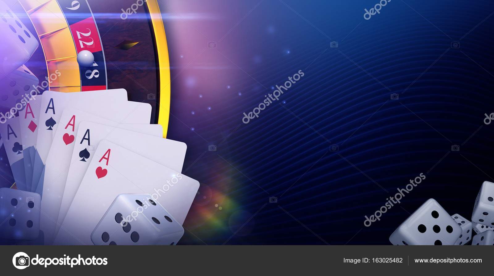 Casino Online Gaming Banner Stock Photo Image By C Welcomia 163025482