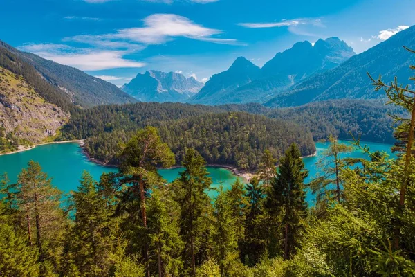 Lago de la montaña de Blindsee — Foto de Stock