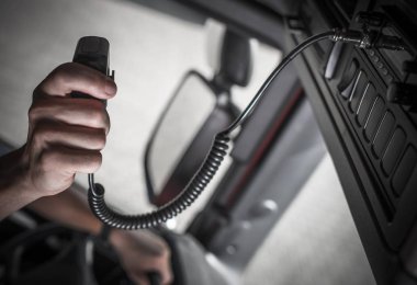Konvoy kamyoncular iletişim radyo