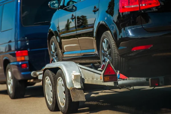 Gebrauchtwagen Import in EU — Stockfoto