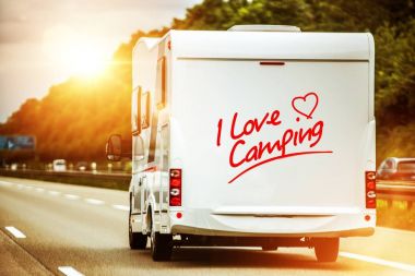 Camping Lover in the Camper clipart