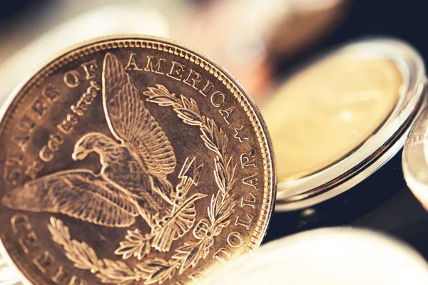 미국의 동전 4 분의 1 — 스톡 사진