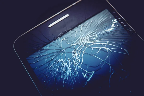 Damaged Smartphone Display — Stock Photo, Image