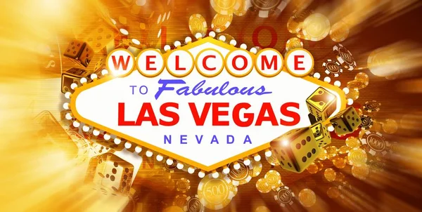 Las Vegas spel och skoj — Stockfoto