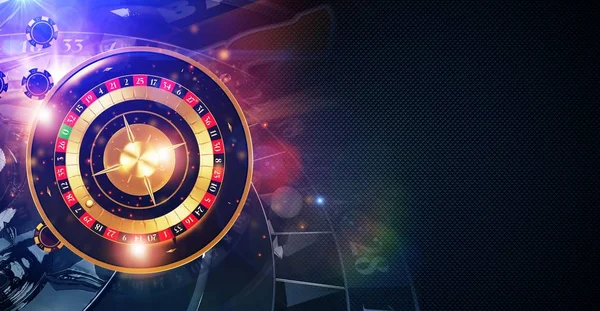 Magische Roulette spel Banner — Stockfoto