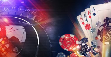 Kavramsal Casino illüstrasyon