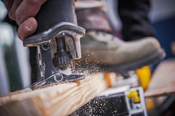 Herramienta de construcción madera — Foto de Stock