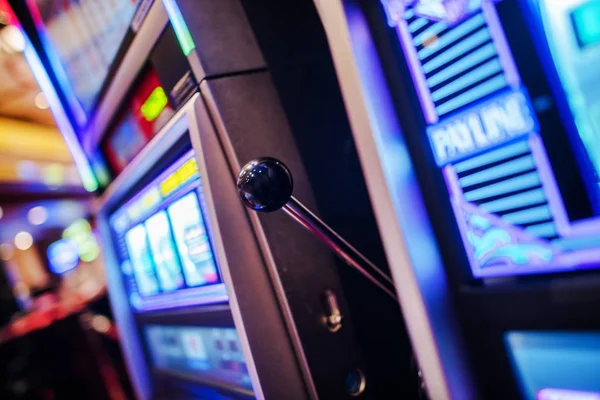 Casino Gambling Slot Machines — Stock Photo, Image