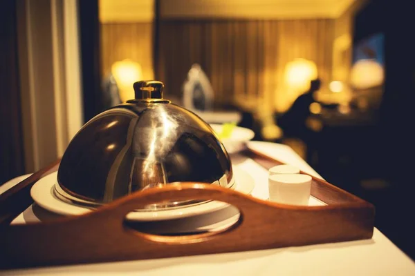 Dinner Hotel Room Service — Stock Photo, Image