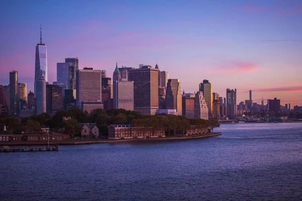 Manhattan skyline van new york city — Stockfoto