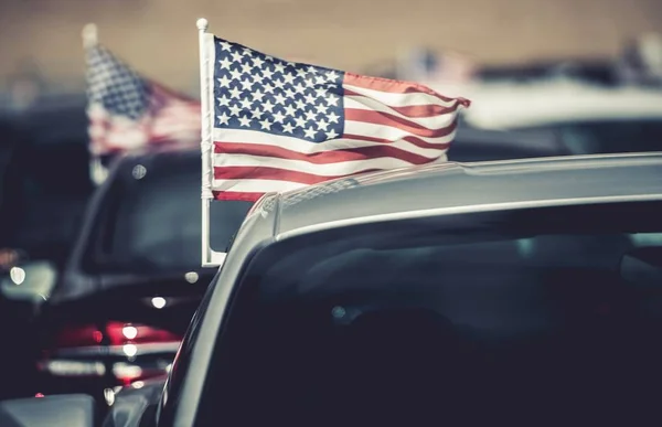 American Cars Market — Stock Photo, Image