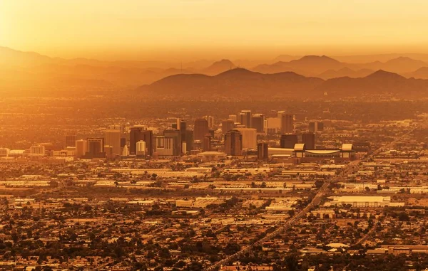 Panoráma města Phoenix Arizona — Stock fotografie