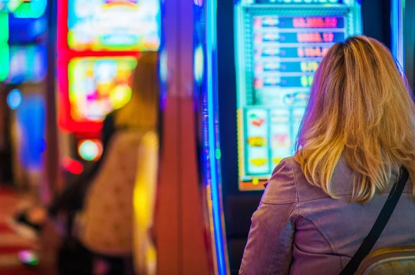 Szczęście Casino Player — Zdjęcie stockowe
