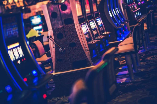 Kasinospillmaskiner – stockfoto