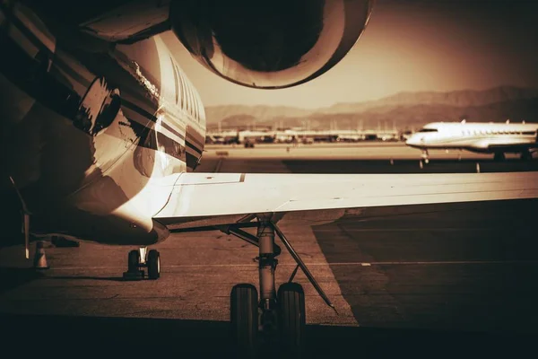 Air Travel Jet Airplane — Stock Photo, Image