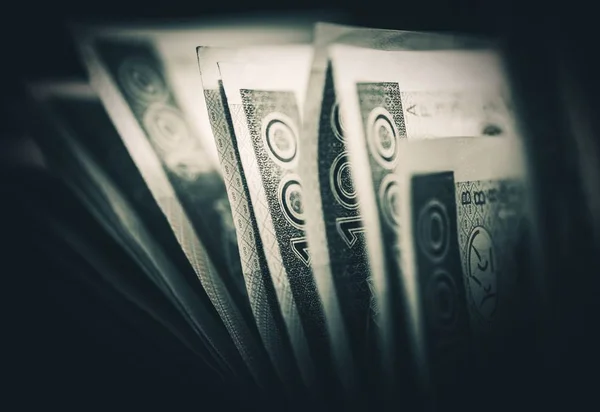 Polský zlotý finanční koncept — Stock fotografie