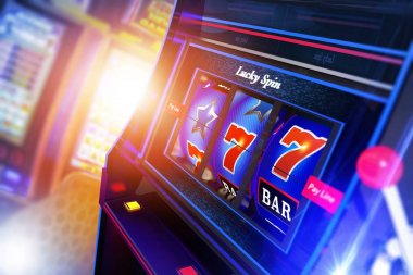slot makinesi illüstrasyon