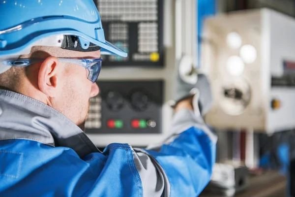 CNC Technical Operator — Stock Photo, Image