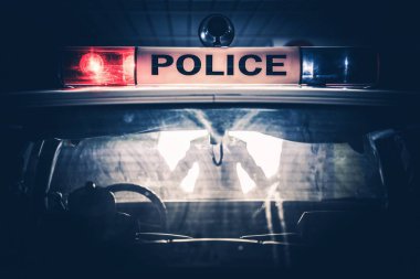 Polis Cruiser trafik durdurmak