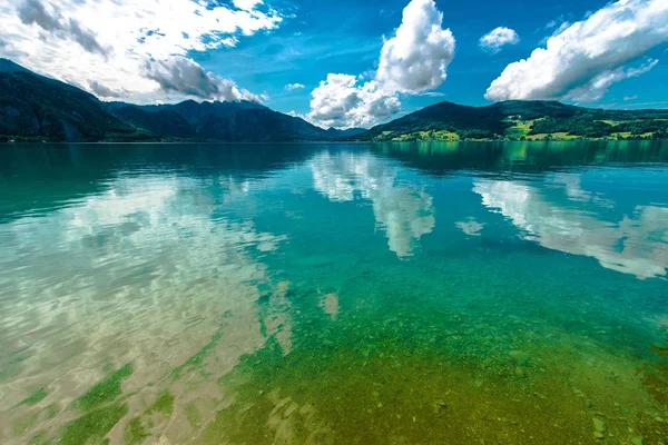 Paisaje del lago austriaco — Foto de Stock