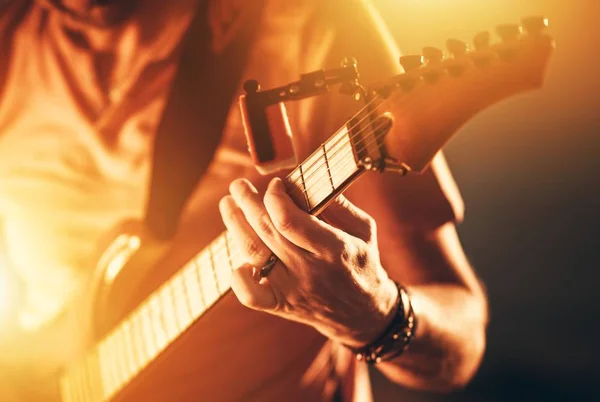 Instrumental Rock Tocando — Fotografia de Stock