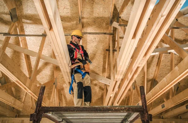 Skeleton Wood Construction — Stock Photo, Image