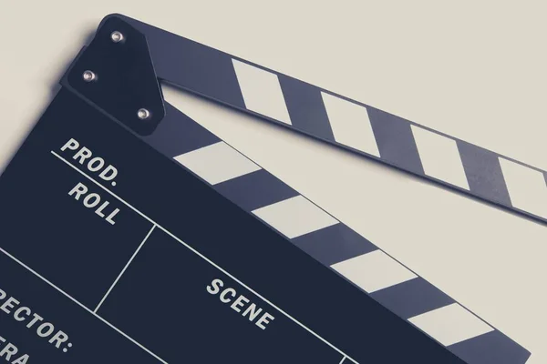 Film Making Clapperboard. Equipo de película — Foto de Stock