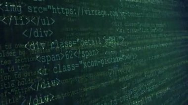 Web Sitesi Kaynak Kodları Katmanları Yeşil İnternet Teknolojileri Animasyon Kavramları.