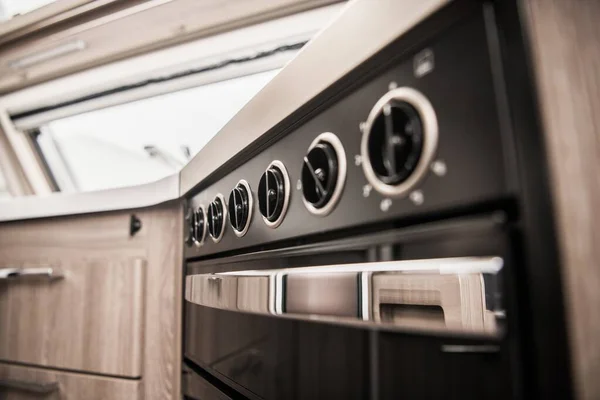 Rv keuken oven Closeup — Stockfoto