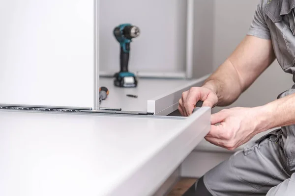 Closet Cabinets Assembly — Stock Photo, Image