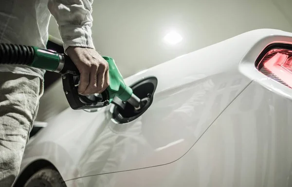 Καύσιμο αυτοκινήτου βενζινάδικου — Φωτογραφία Αρχείου