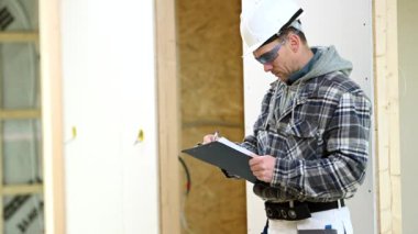 Beyaz Ustabaşı Görev Alanını Denetliyor Proje ve İlerlemeyi Denetliyor. 